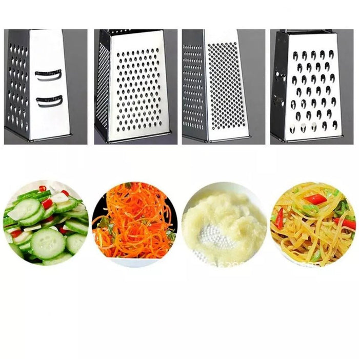 MAXPERKX 4 Sided Kitchen Cheese Grater, Box Design