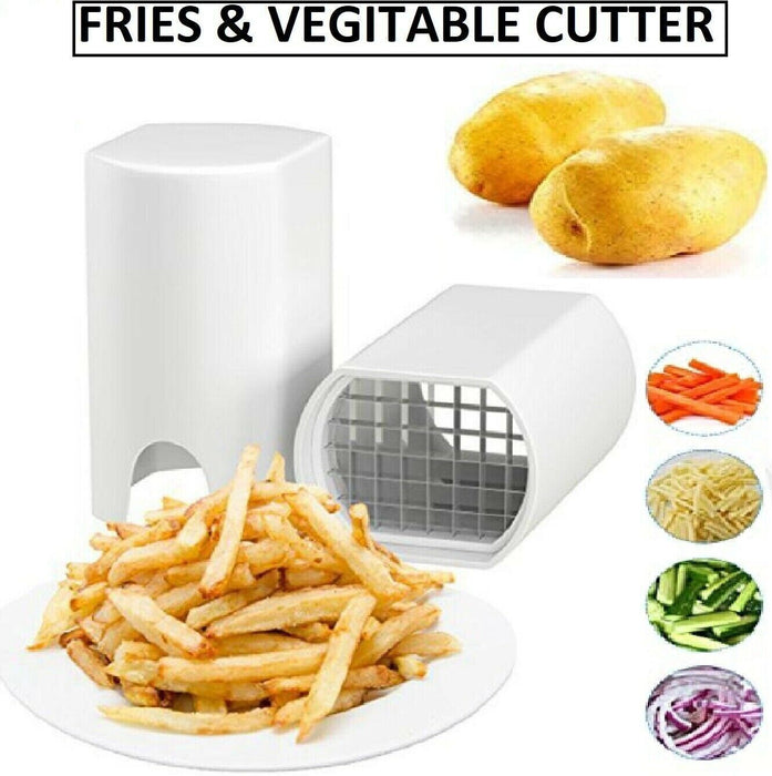 Image depicting the versatility of the cutter, as it can be used for various vegetables like onions and peppers