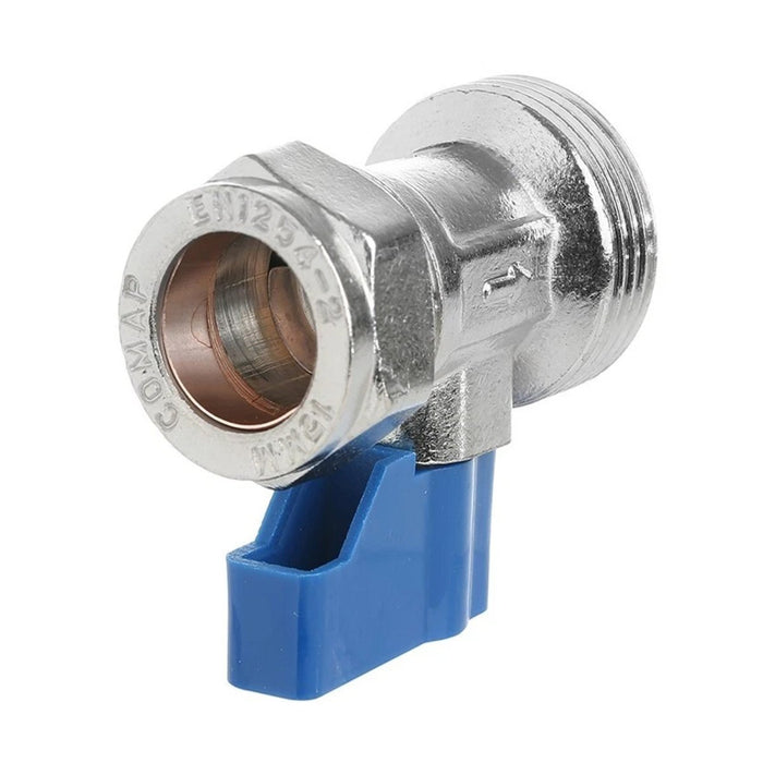 Washing Machine Tap 15mm x 3/4" Inch Chrome Plated Plumbing Valve Appliance