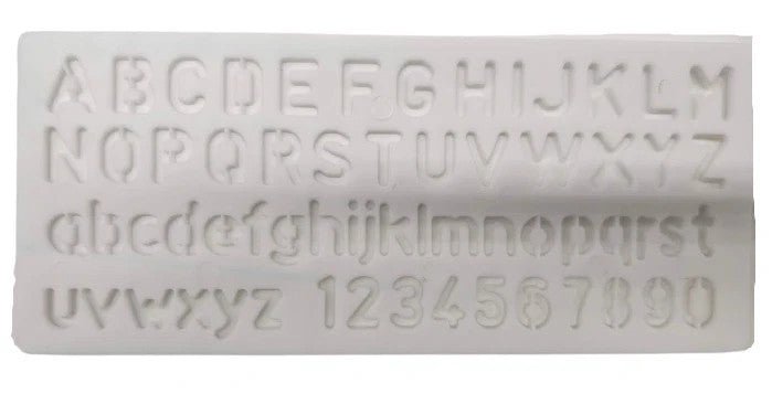 4Pcs Stencil Set 5mm to 30mm Alphabet Letters Number Plastic Large Lettering