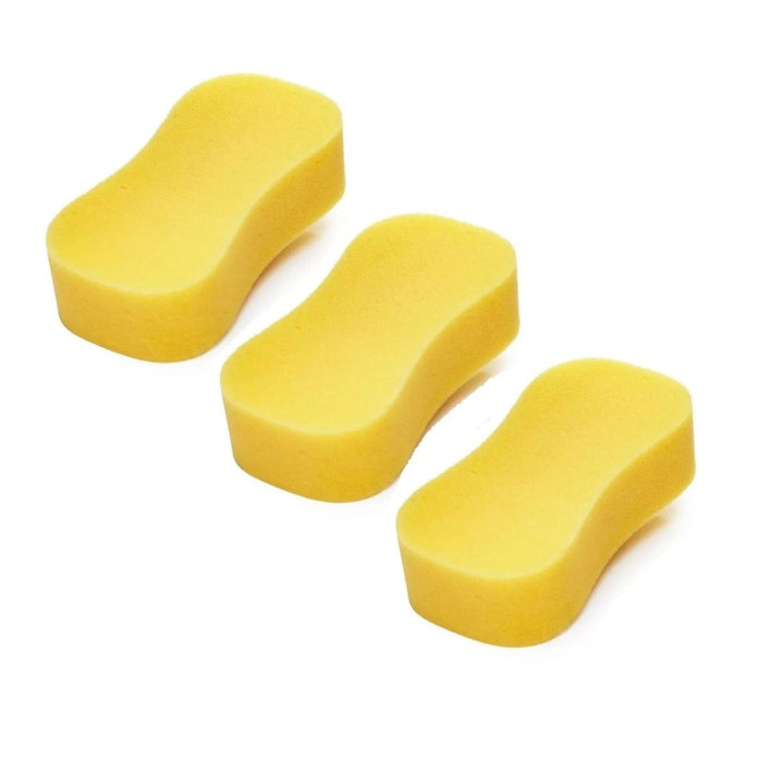 3x Triplewax Jumbo Sponge Large Car Wash Valeting Cleaning Sponges