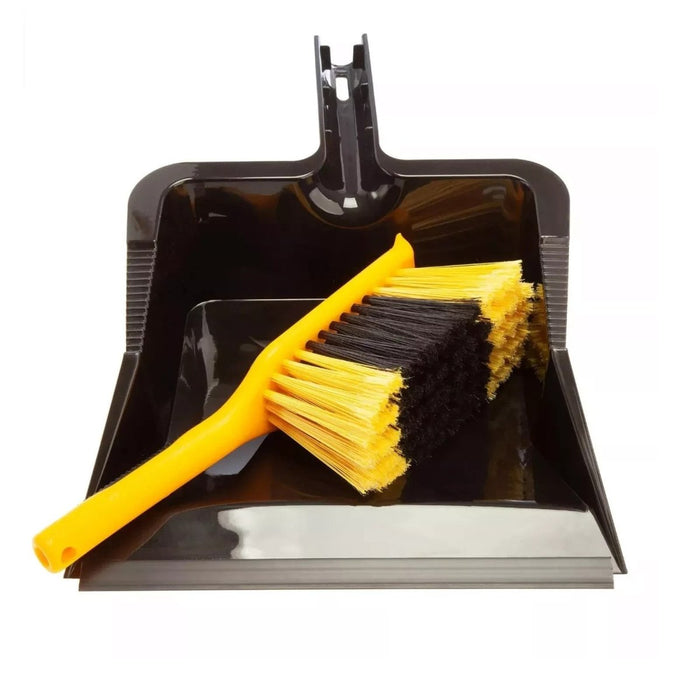 XTrade Heavy Duty Brush & Dustpan Set Clean Home Offices Workshops Commercial