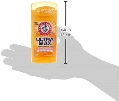 x2 Arm & Hammer UltraMax - Solid Antiperspirant Deodorant, Powder Fresh, 73g