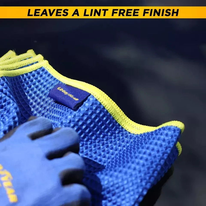 Goodyear Microfibre Car Drying Towel Absorbent Large Edgeless Detailing Cloth