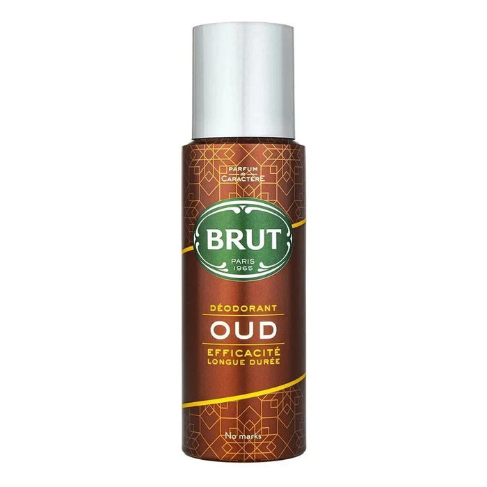 BRUT OUD Men's Deodorant Spray 200ml - Long-Lasting Body Spray - Authentic UK