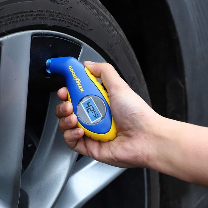Goodyear Digital LED Tyre Pressure Gauge Tester Measurement Car Motorcycle Bike
