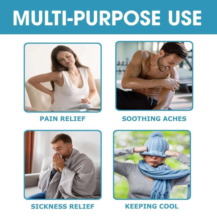 Rubber Hot Water Bottle Winter Warm Heat Aching Warmer Pain Relief 500ml