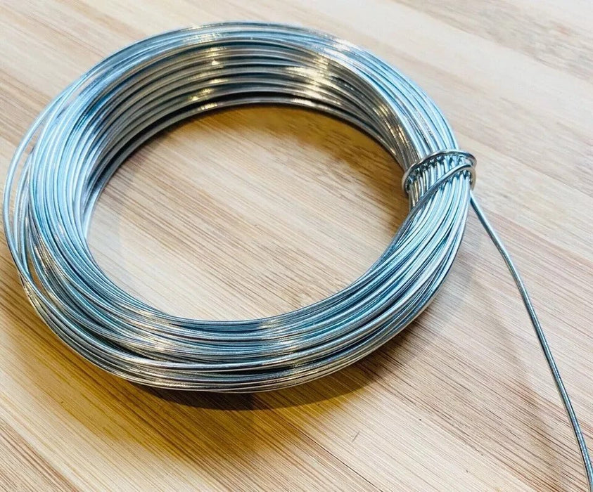 Galvanised Steel Wire 1 mm x 30m Art & Crafts Modelling Tensioning Gardening