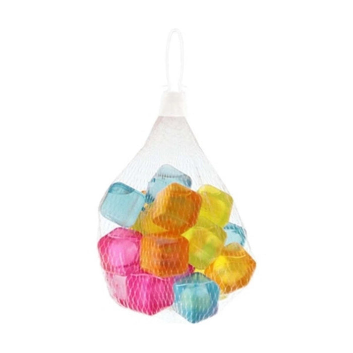 20/40/60 Reusable Ice Cubes Coloured Cold Drinks Freezer Blocks Pitcher Cooler