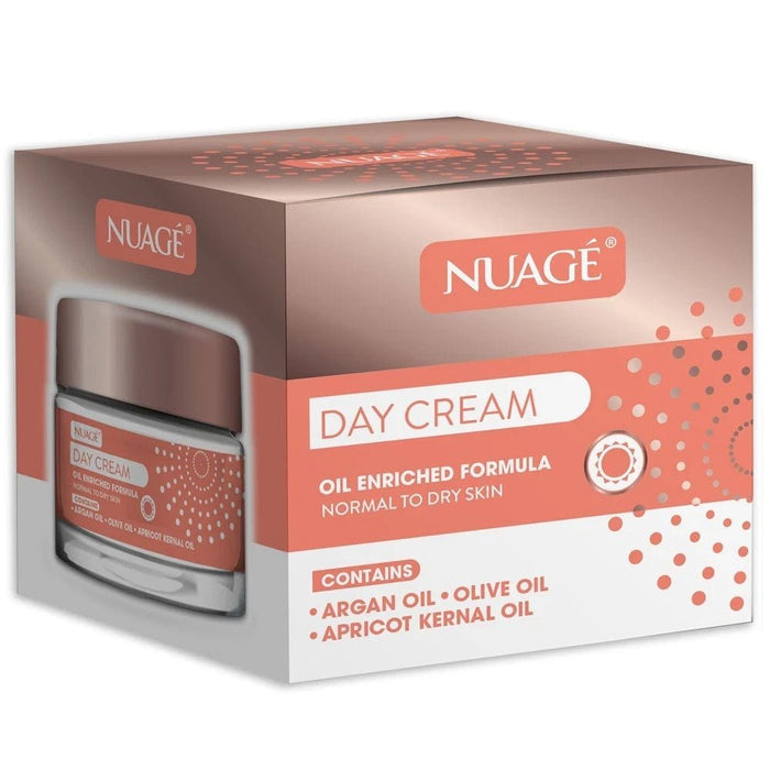 Nuage Day & Night Cream Set 2 x 50ml Argan Oil Retinol Vitamin E Normal Dry Skin