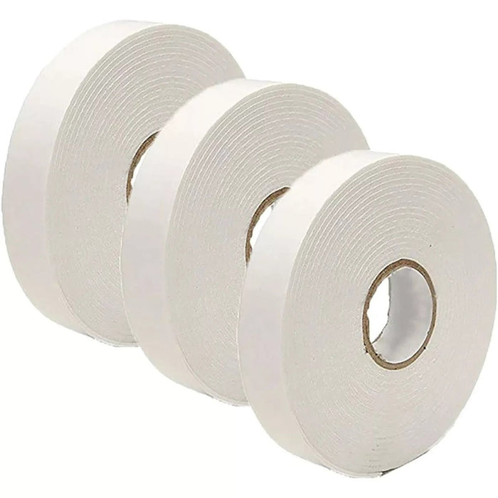 Double Sided Mounting Tape Foam Adhesive Roll Strong 3pc 18mm x 2m UK