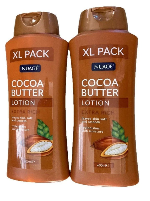 Nuage Cocoa Butter Lotion 2 Pack 600ml XL – Extra Rich Moisturiser