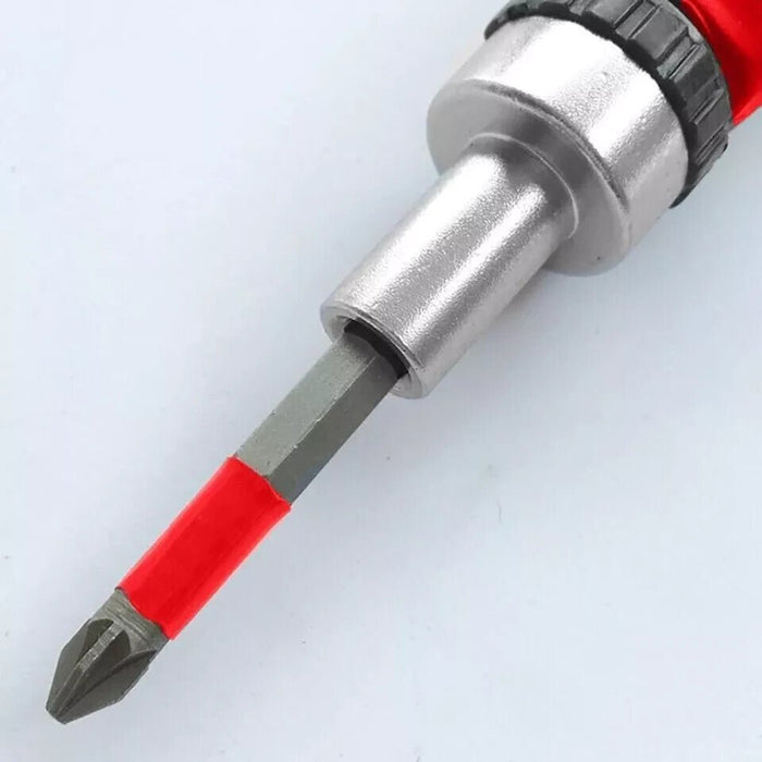 Dekton DT65412 10 Piece 50mm Non-Slip Pozi* PZ2 Power Drill Screwdriver Bit Set.
