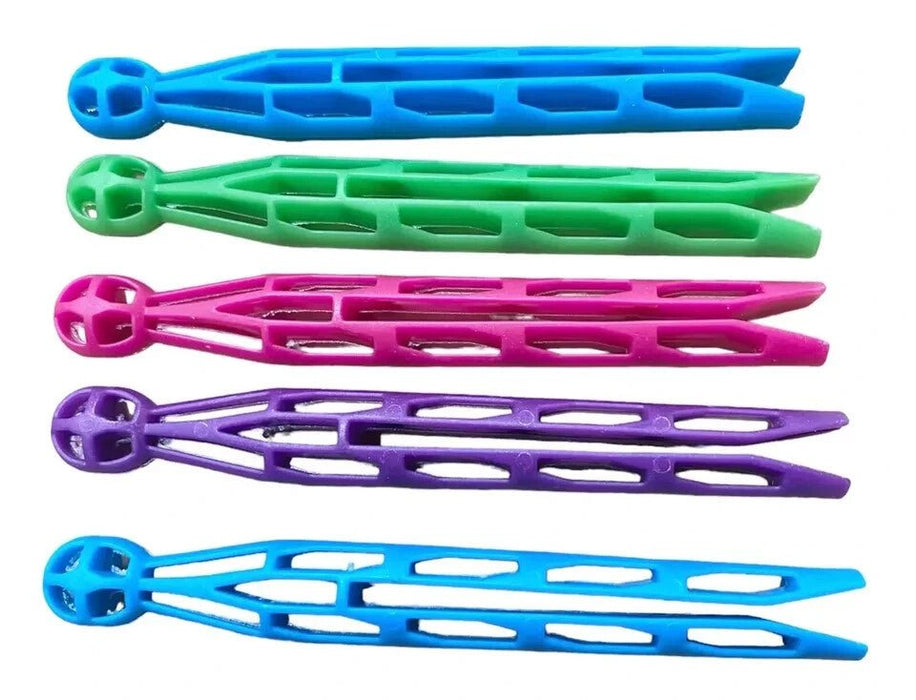 96-144 Strong Dolly Pegs | Durable Plastic Laundry Washing Clothes Line Coloured
