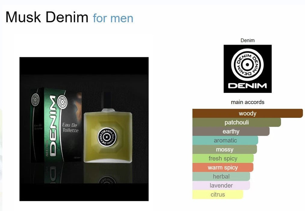 3 x Denim MUSK Aftershave lotion Aromatic fragrance for men 100ml FREE POST