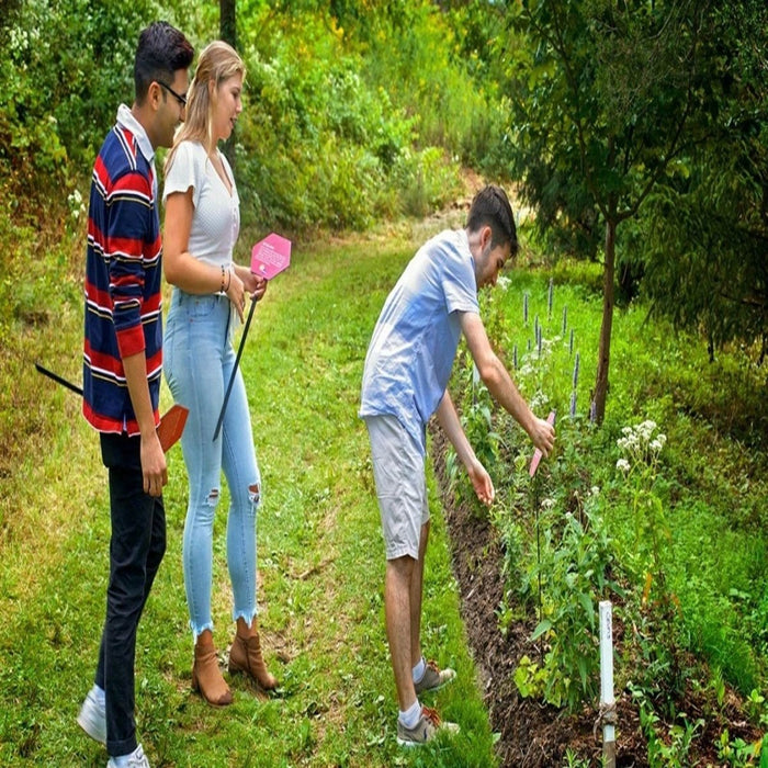 9" Metal Dust Pan Hand Shovel Large Coal Grit Snow Garden Outdoor Black Handle