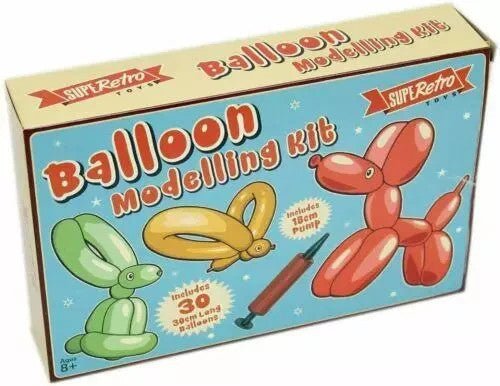 SuperRetro Balloon Modelling Kit For Children Party Decoration 30pc 30cm Balloon