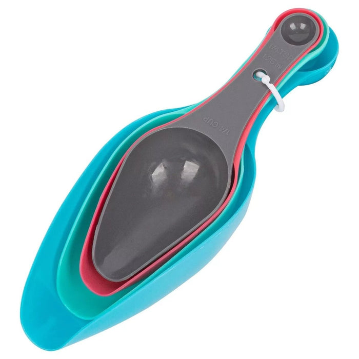 4pc Polypropylene Ice Scoops Multi Set Bar Candy Food Flour Buffet Kitchen