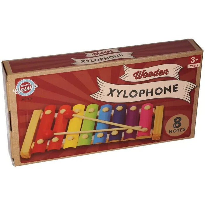 Kids Wooden Xylophone Childrens Musical Instrument Rainbow Educational Toys 1Pc