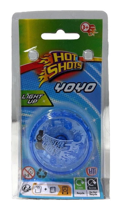 Light Up YoYo Trick Assorted Colour Yo-Yos Speed Mechanism - Pack Of 2