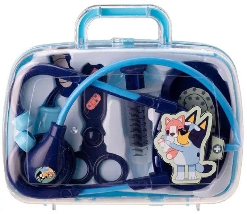 Bluey Doctor Medical Case | Kids Interactive Roleplay Vet Toy Set | HTI | Ages 3
