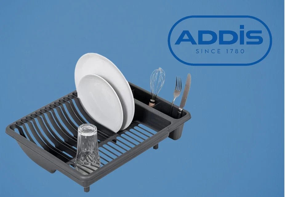 Addis Mineral Grey Large Plastic Draining Rack, 510815 BPA Free