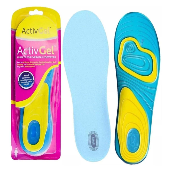Gel Insole Shoe Boots Inserts Orthotic Arch Support Pad Shock Absorption Insoles