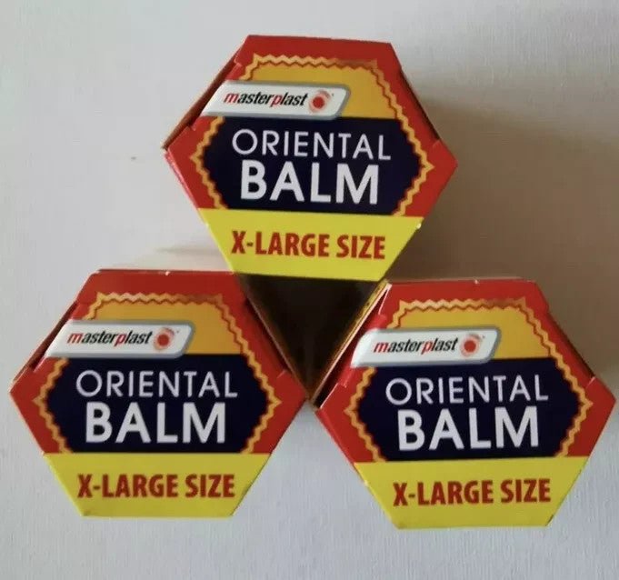 3 x Masterplast XL Oriental Balm, Warm Massaging Rub for Muscles & Joints 3x36g