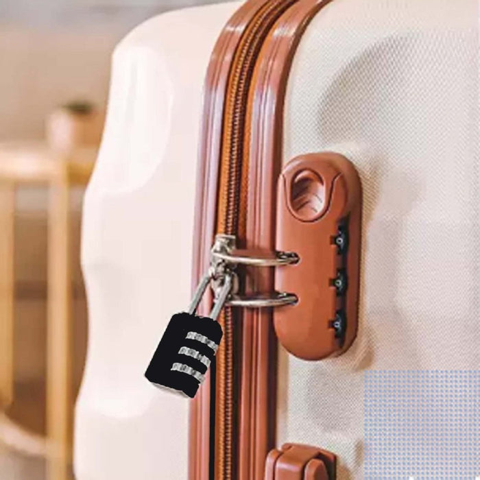 3pcs Combination Lock 20mm 3 Digit Luggage Suitcase Travel Security Padlock Set.