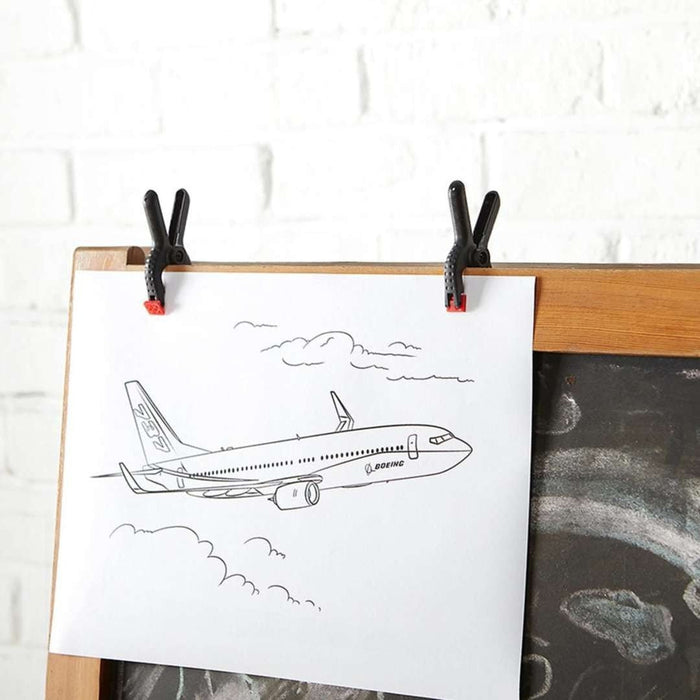 DEKTON 6 PC PLASTIC CLAMPS 2INCH (60MM) NON SLIP 30MM JAW OPENING