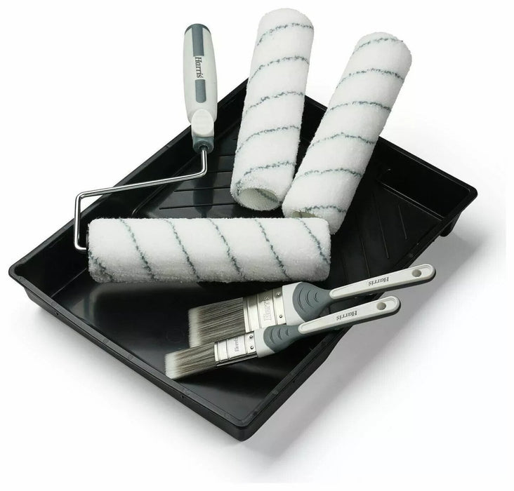 Harris Seriously Good 7 PC Walls and Ceilings Decorating Kit Roller & Paintbrush