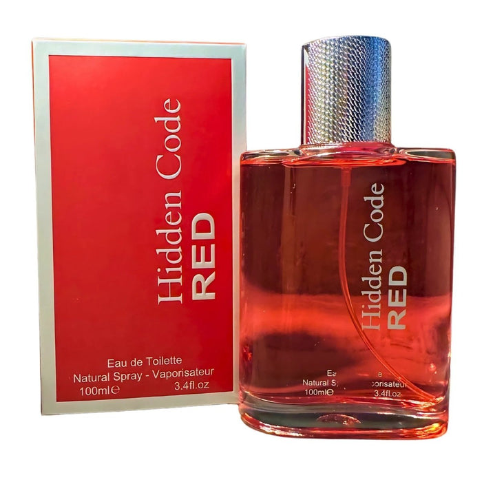 Hidden Code RED Men's Aftershave Eau de Toilette 100ML FREE DELIVERY