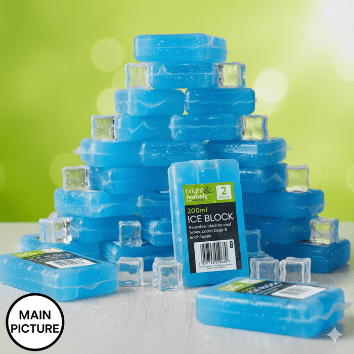 12 Reusable Ice Packs for Coolers & Lunchboxes Long-Lasting Freezer Blocks UK