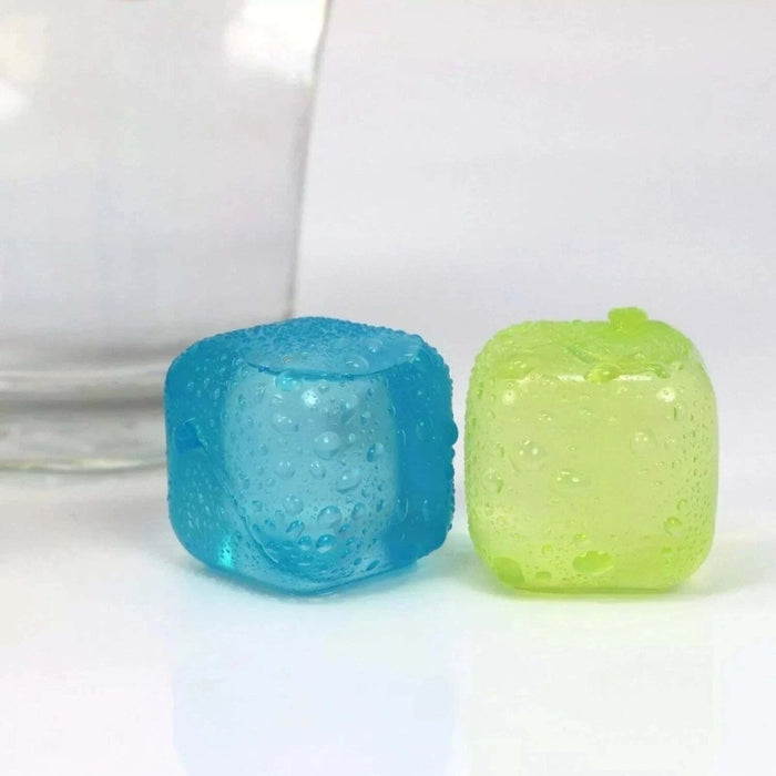 20/40/60 Reusable Ice Cubes Coloured Cold Drinks Freezer Blocks Pitcher Cooler