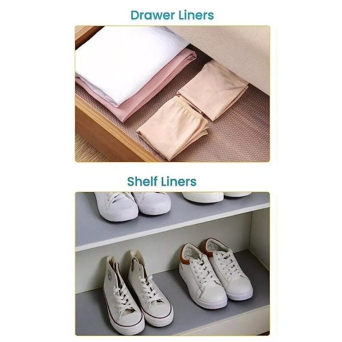 16 PACK Scented Drawer Liner Sheets Jasmine Rose Lavender Ocean 58x43cm UK