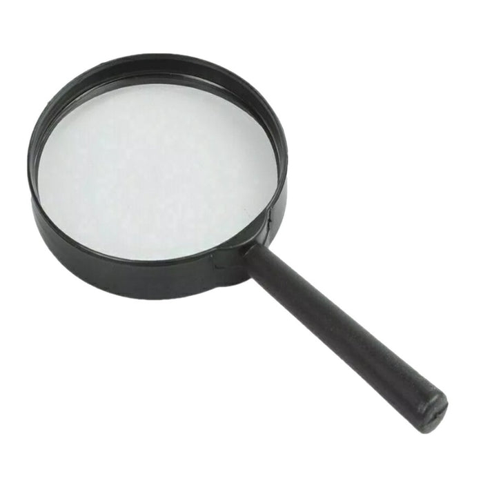 Pocket Magnifying Glass 90mm Large Magnifier Reading Glass Lens 5x Handheld Aid