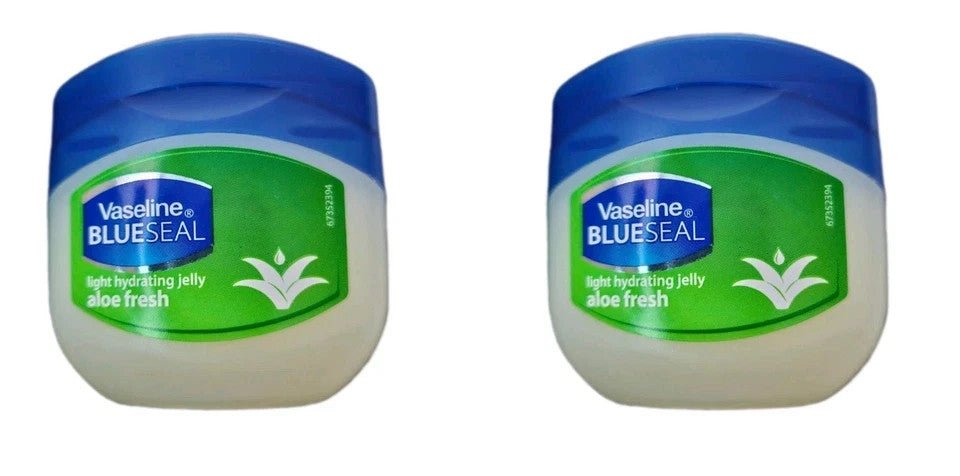 2x Vaseline Blueseal Light Natural Skin Petroleum Jelly Aloe Fresh 50ml