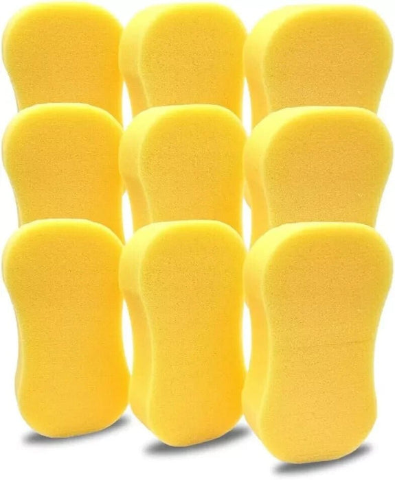 9 Jumbo Car Wash Sponges Car Washing Shampoo Sponge Soft Cleaning Valet Car Care