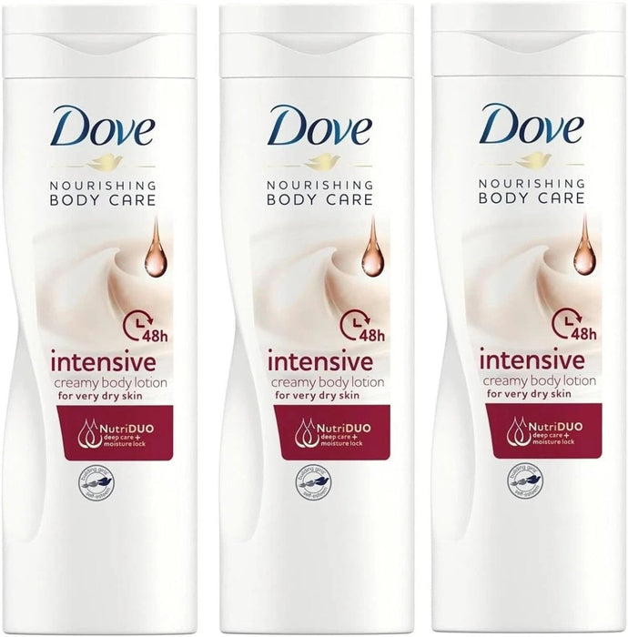 Dove Body Love Intense Care Body Lotion for very dry skin 250ml, Pack of 3