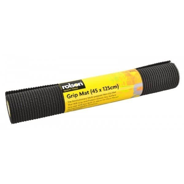 Rolson Black Non-Slip Cushion Mat Anti Slip Good Grip Home Car Workplace