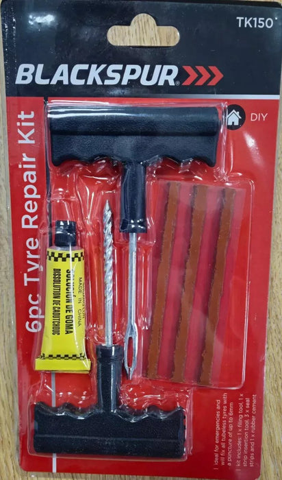 Tire Repair Kit Motorcycle Car Van Tubeless Tyre Puncture Tool Plug Emergency