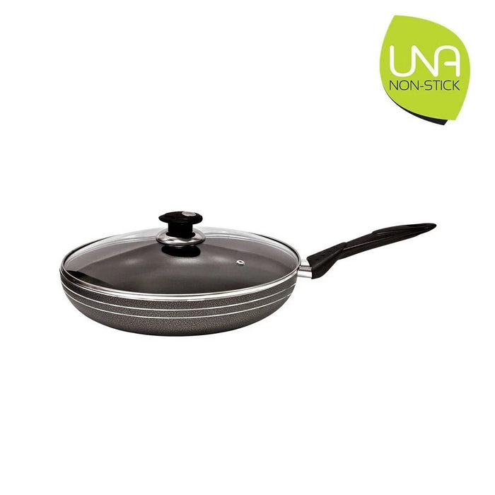 Una 30cm Non-Stick Frying Pan with Lid – Durable, Easy-Clean Cooking Pan
