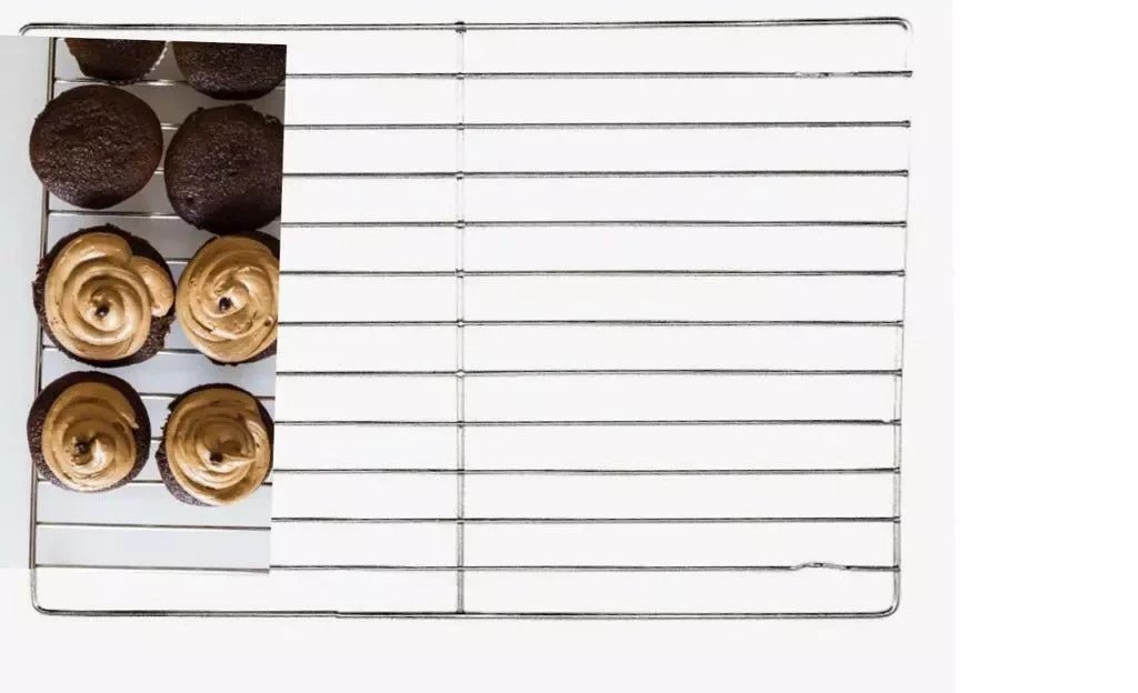 Chef Aid Oblong Steel Cake Baking Cooling Rack Kitchen Pies Pizza Pastry Cupcake