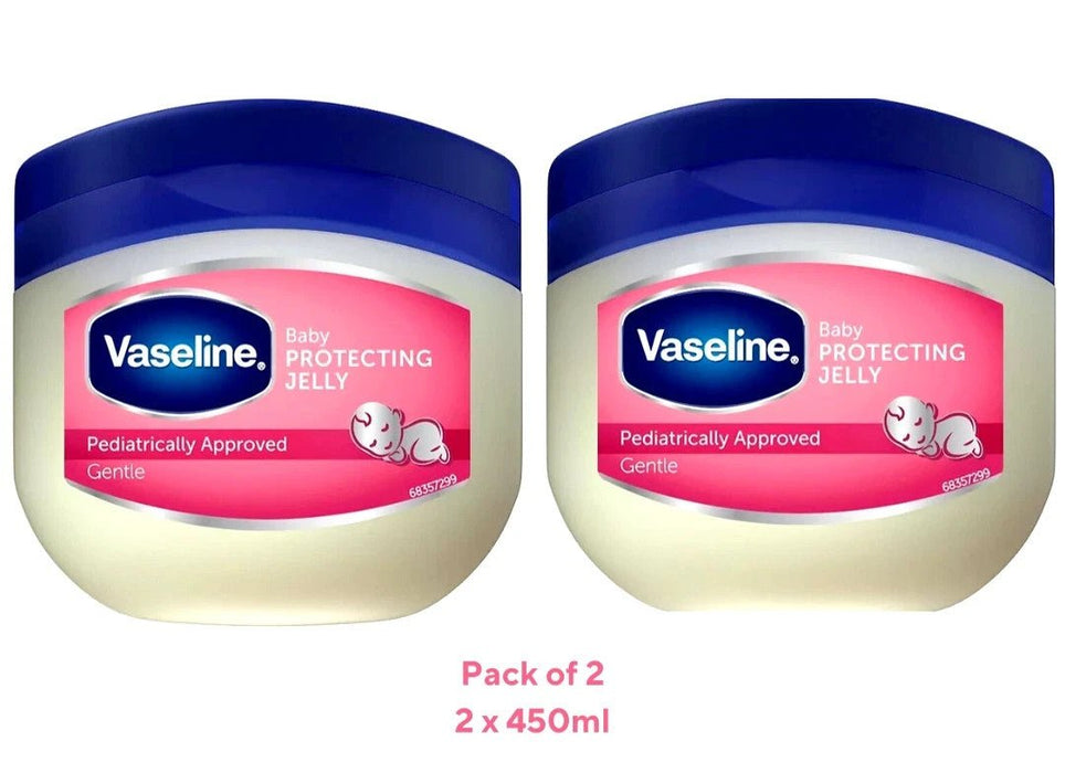 2 x Vaseline Baby Protecting Petroleum Jelly 450ml each XXL Pediatric approved