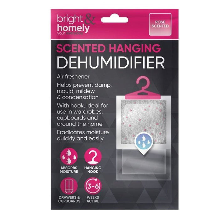 Hanging Scented Wardrobe Dehumidifier Rose,Lavender,Fresh Linen 180g