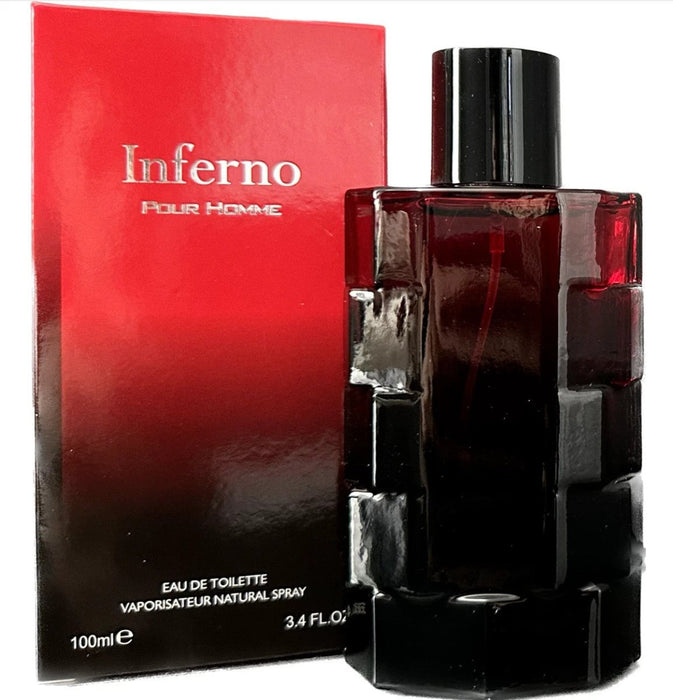 Inferno Men's Perfume Eau De Toilette Aftershave Fragrance 100ml Creative Colour