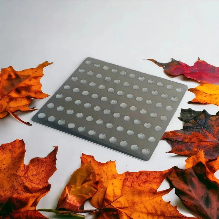 Exterior Drain Cover Leaf Guard Square Metal Stainless Steel Plate 6 inch 150 mm