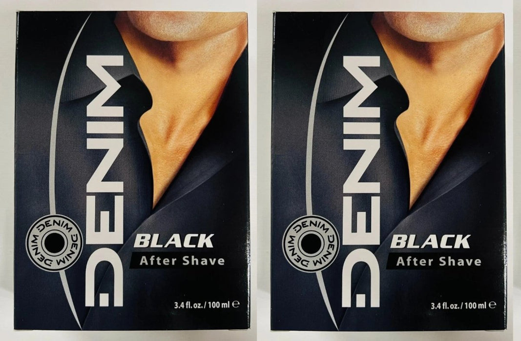 2 X Denim Black After Shave Lotion 100ml.