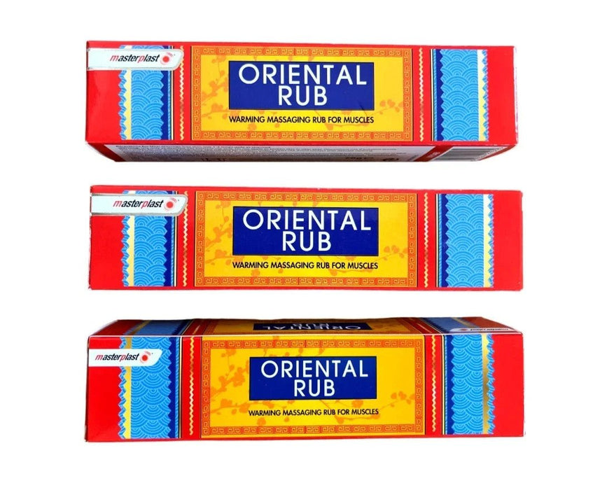 3 Pack x Masterplast Oriental Rub Warming Massaging Muscle Rub For Muscles