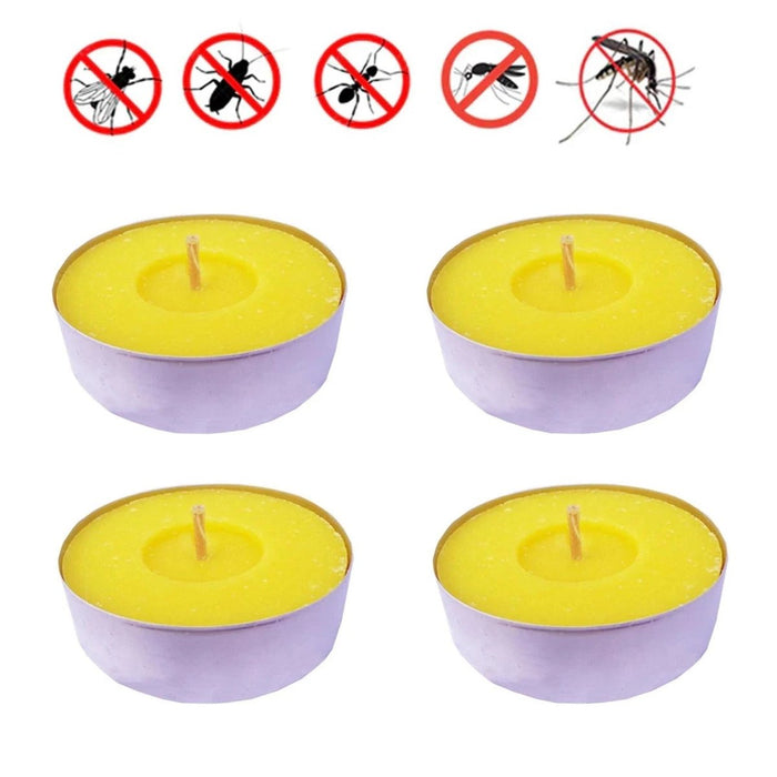 Price's Citronella 4 Maxi Light Candles Indoor/Outdoor Use-Up to 10hrs Burn time